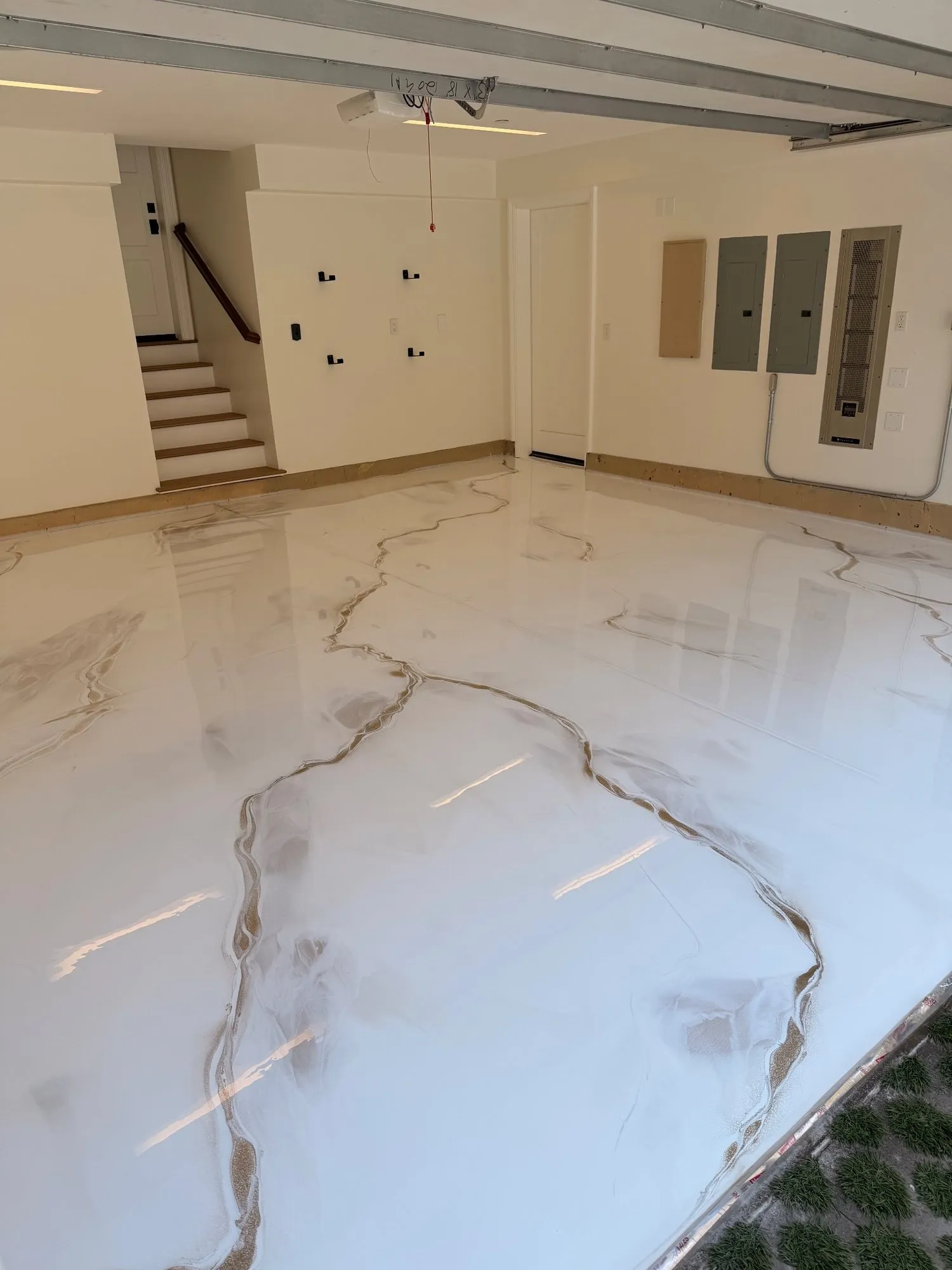 2-car metallic epoxy garage in Capistrano Beach, photo 1