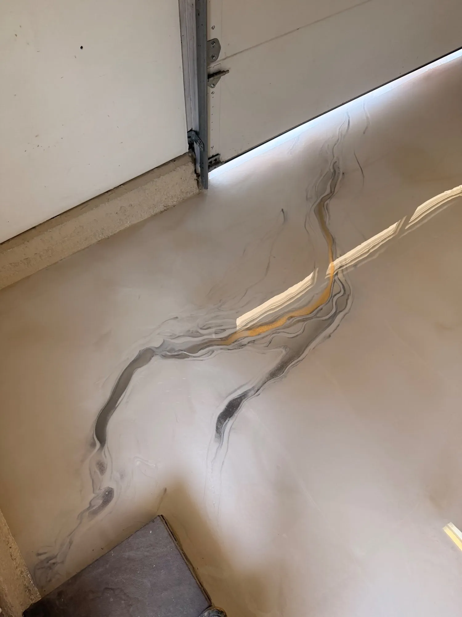 2-car metallic epoxy garage in Placentia, photo 2