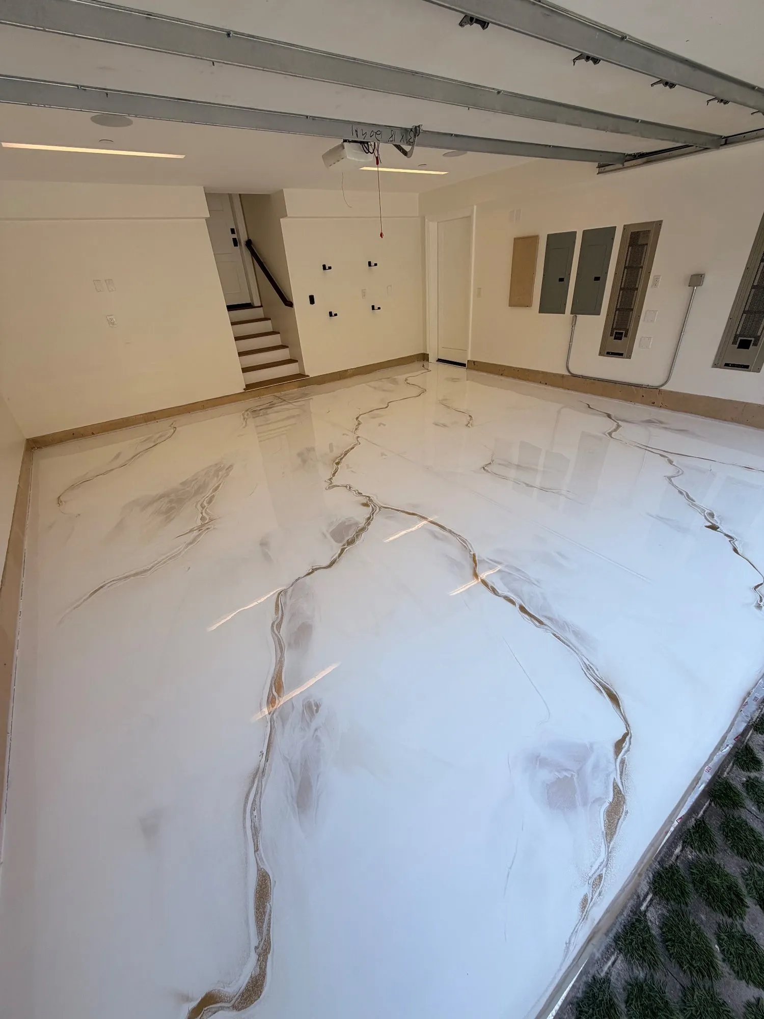 2-car metallic epoxy garage in Capistrano Beach, photo 2