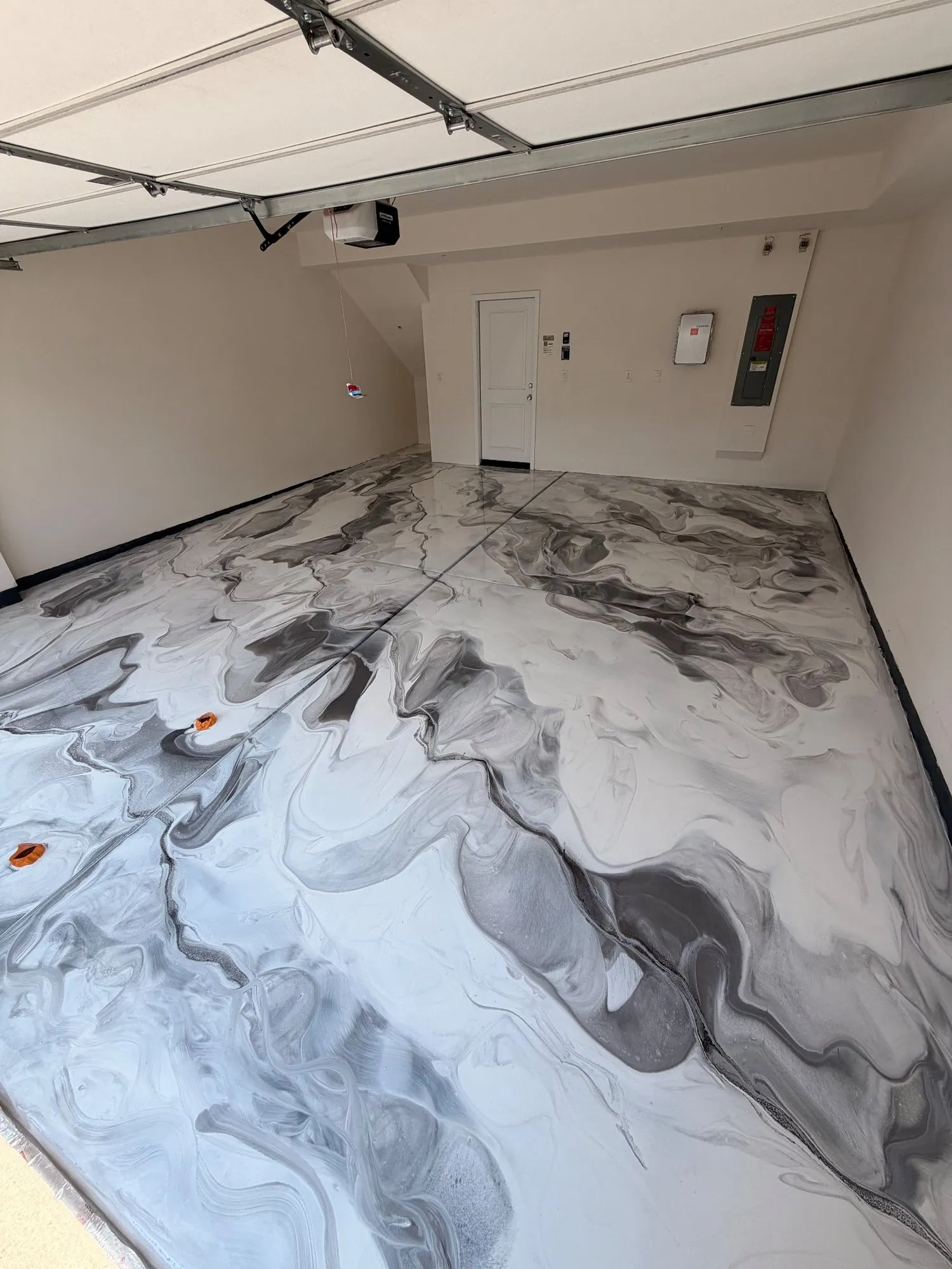 2-car metallic epoxy garage in Anaheim, photo 3