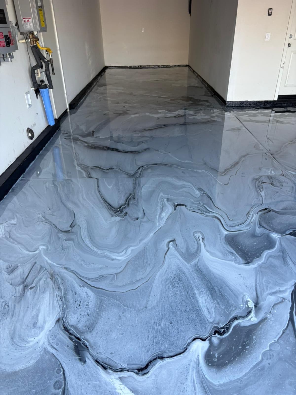 Lake Elsinore 3-Car Garage Epoxy Transformation