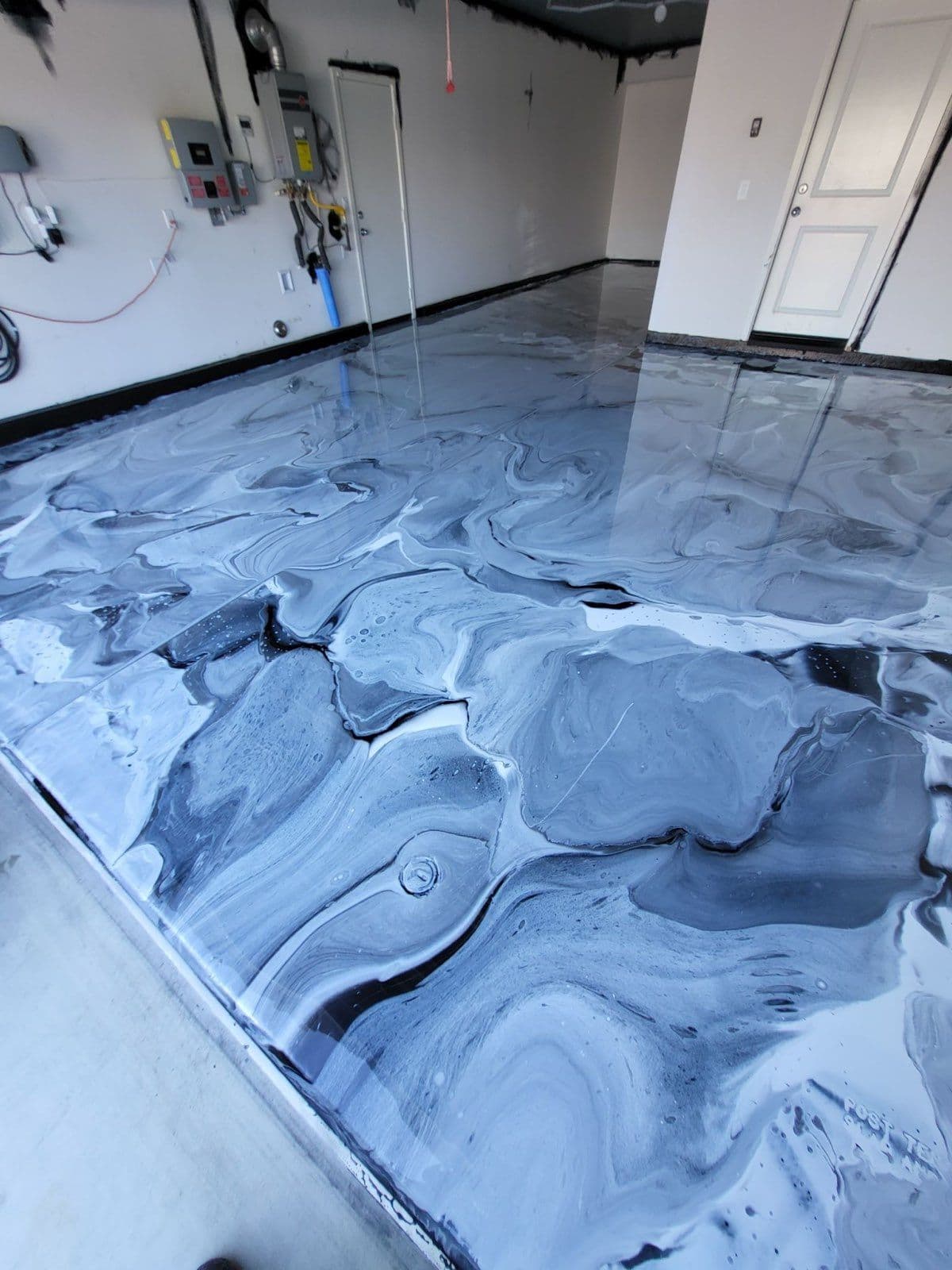 Lake Elsinore 3-Car Garage Epoxy Transformation