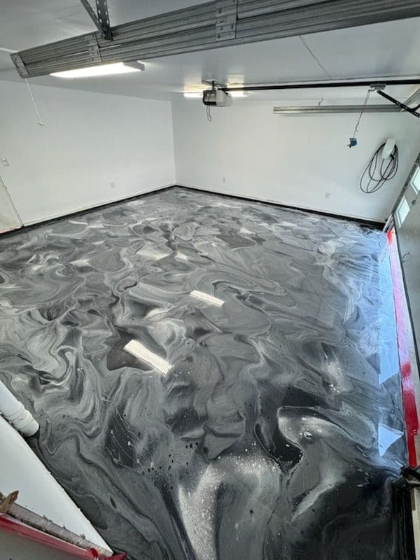 Gallery photos for Artistic Metallic Epoxy Garage Floor in Brea: Image #2