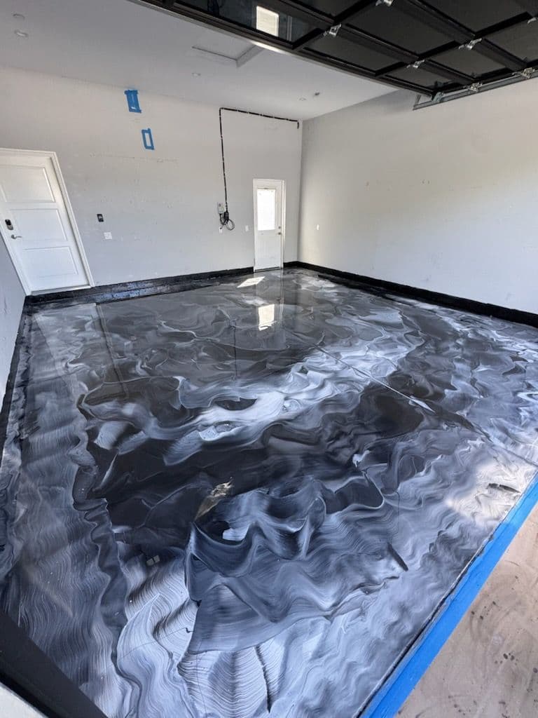 Gallery photos for Epoxy Flooring Makeover in Newport Beach Garage: Image #2